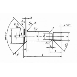 ОСТ 92-0754-72 Винты ступенчатые с потайной головкой