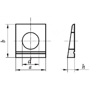 DIN 435 Шайбы косые