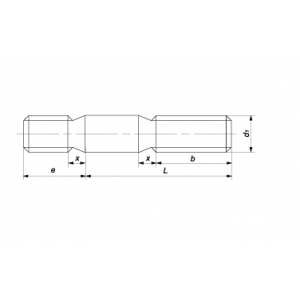 DIN 835 Шпильки с ввинчиваемым концом