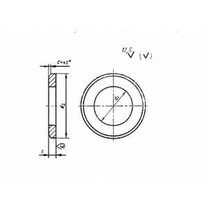 ГОСТ 9065-75 Шайбы для фланцевых соединений с температурой среды от 0 до 650 °С