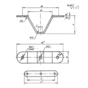 ОСТ 1 11076-73 Скобы для пружинных замков
